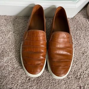Vince Brown Croc Sneakers